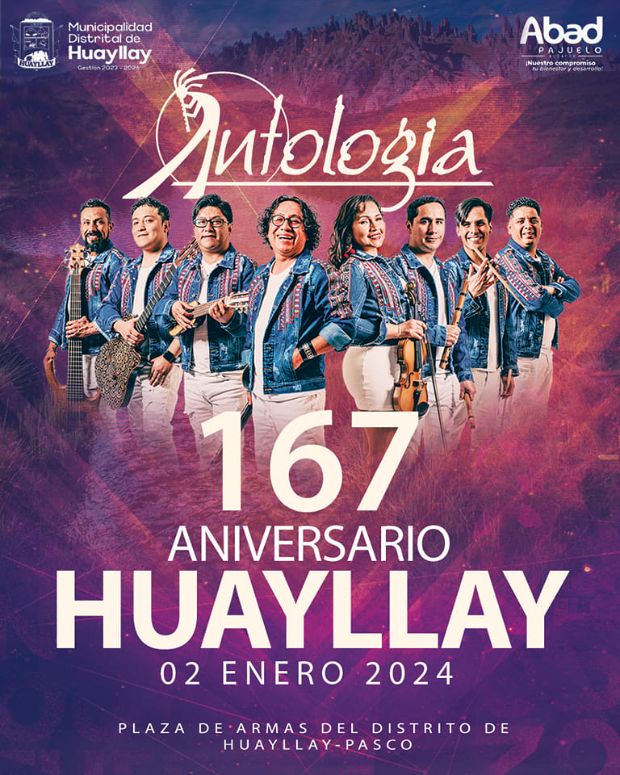 Antología en concierto por el 157 Aniversario de Huayllay